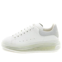 (WMNS) Alexander McQueen Air Bubble Wedge Sole Oversized Sneaker 'White Grey' 666892WIA4T9058