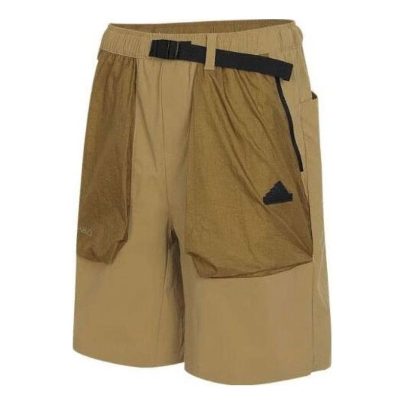 adidas AW24 Shorts Asia Sizing 'Tan Black' JI8668