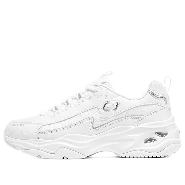 (WMNS) Skechers D'lites 4.0 'White' 896147-WSL