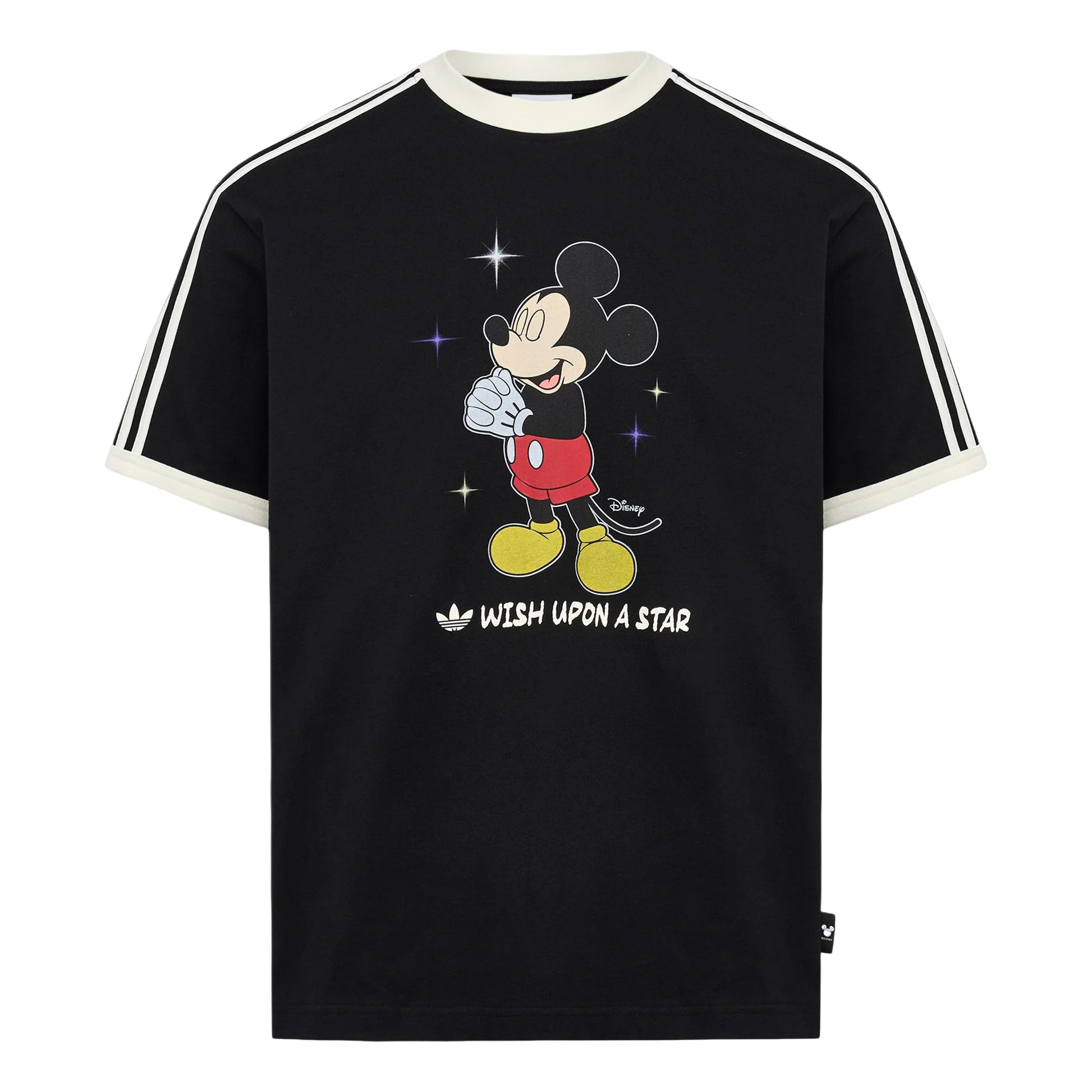 adidas x Disney Mickey Mouse Wish T-Shirt Asia Sizing 'Black' KT7774