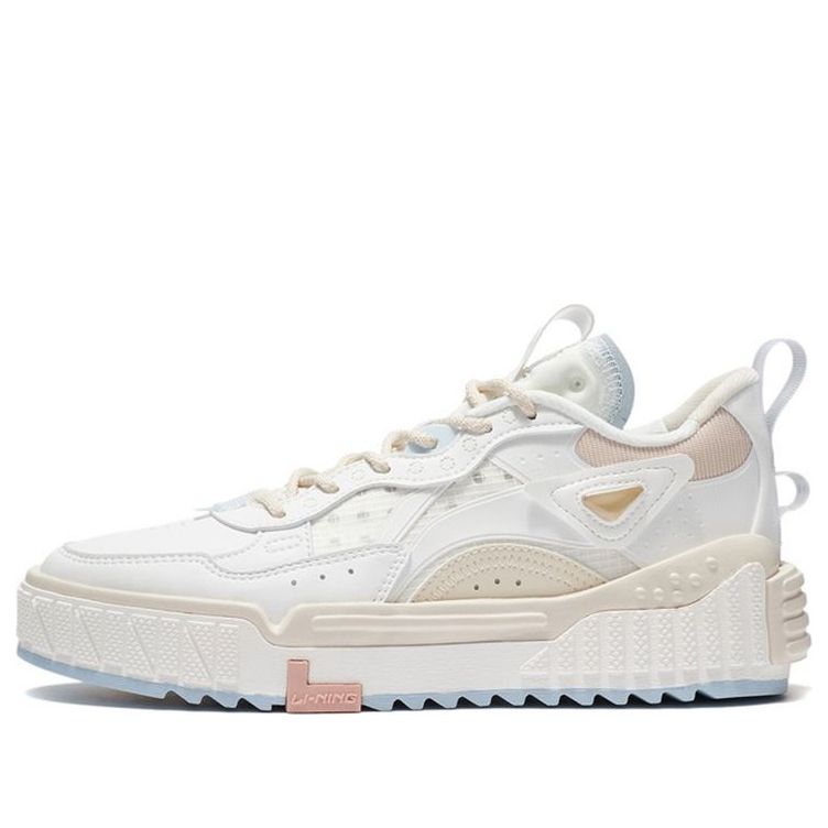 (WMNS) Li-Ning No.258 Skateboarding 'White Beige' AGCS076-2