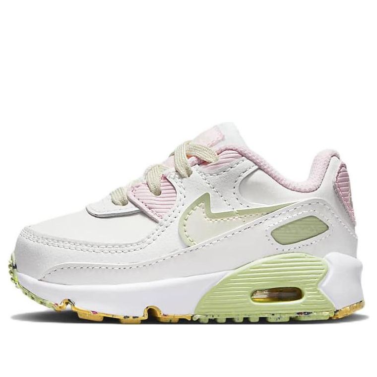 Nike Air Max 90 LTR Leather SE 'White Pink Green' DQ0278-100