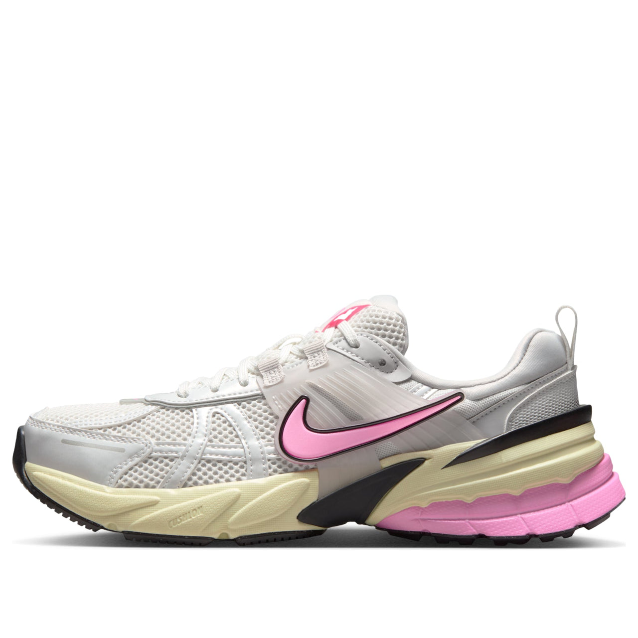(WMNS) Nike V2K Run 'Summit White Vast Grey Pink Spell' FD0736-114
