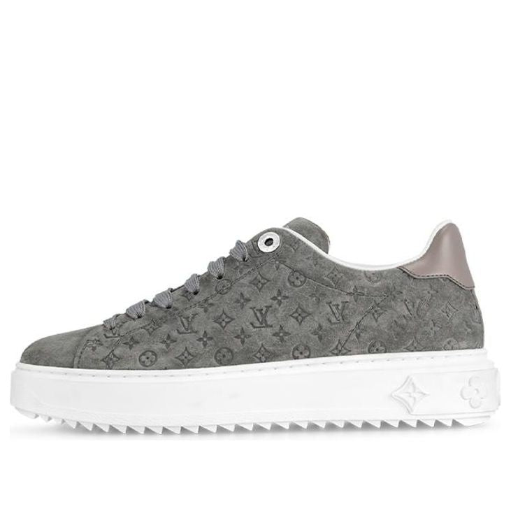 (WMNS) LOUIS VUITTON Time Out Sneakers 'Grey Minimonogram' 1ABR1M