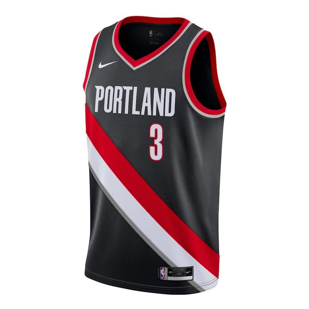 Nike x NBA Portland Trail Blazers 20-21 Jerseys 'CJ McCollum 3' CW3680-011