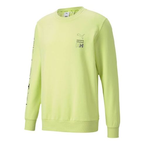 PUMA x Helly Hansen Unisex Round-neck Sweatshirt Yellow 598284-96