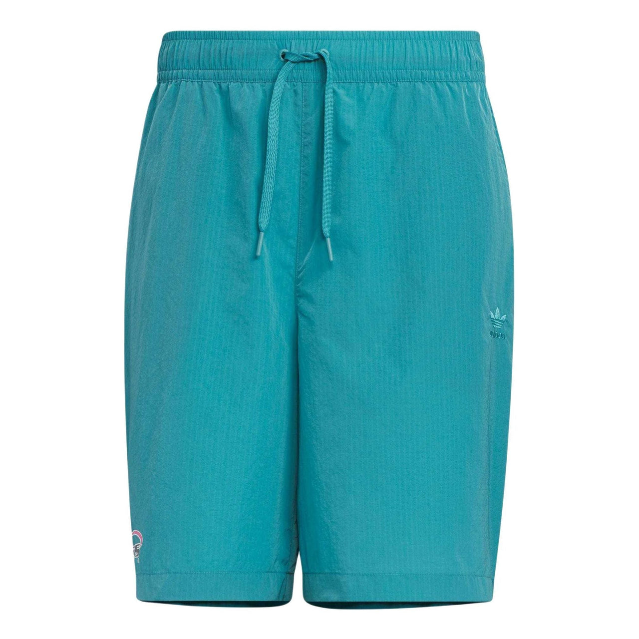 adidas originals Trefoil Logo Play Football Graphic Light Woven Shorts Asia Sizing 'Blue' IW6313