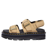 (WMNS) Dr. Martens Zebzag Suede Platform Sandals 'Savannah Tan' 42689200