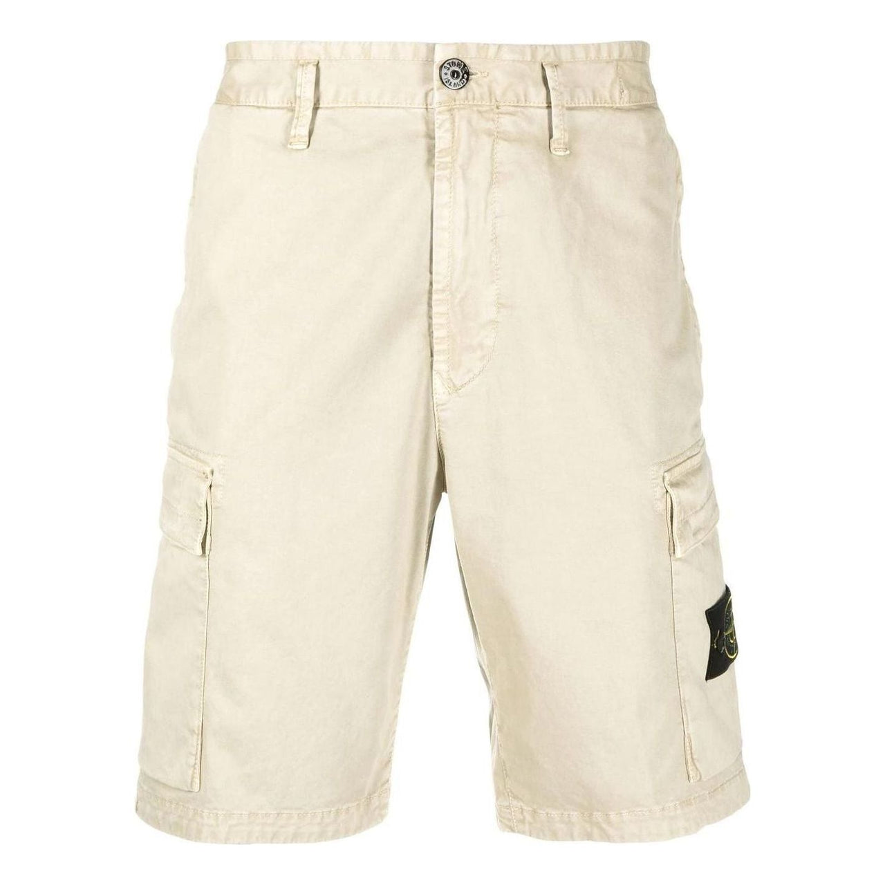 STONE ISLAND Strech Broken Twill Bermuda Shorts 'Beige' 7615L0804-V0190