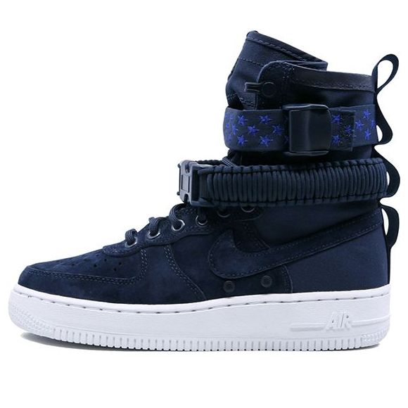 (WMNS) Nike SF Air Force 1 High 'Midnight Navy' 857872-401