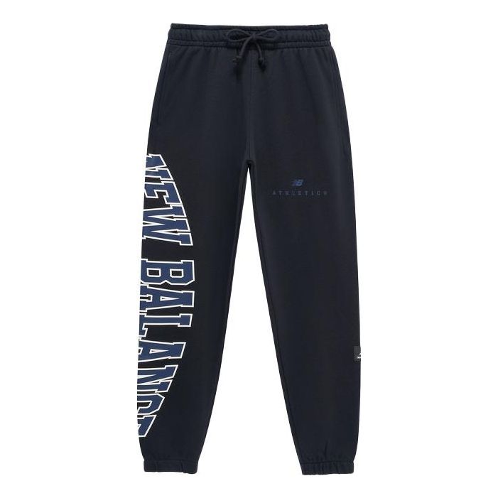 New Balance Unissentials Warped Classics French Terry Sweatpant Asia Sizing 'Black' UP31550-BK