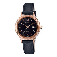 CASIO Analog SHEEN Sapphire Crystal Quartz Waterproof Black Digital SHE-4533PGL-1AUPR