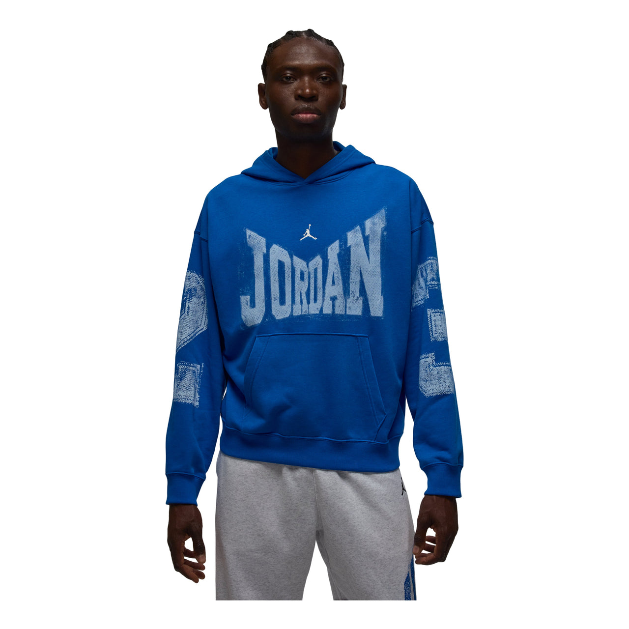Air Jordan Brooklyn Collegiate Pullover Oversized Hoodie 'Sport Blue Sail' HV0093-459