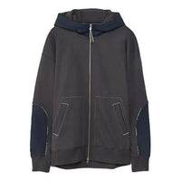 Men's Converse x Paria Farzaneh Crossover Splicing Hooded Zipper Jacket Blue 10022623-A01