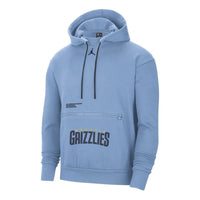 Air Jordan Memphis Grizzlies Courtside Statement Edition NBA Fleece Pullover Hoodie 'Light Blue' FB1995-422