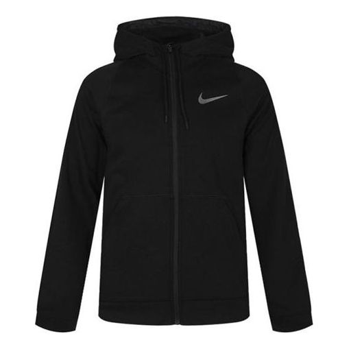 Nike As M Nk Dry Hd Fz Flc Project Full-length zipper Cardigan Training hoodie Jacket Black CT6011-010