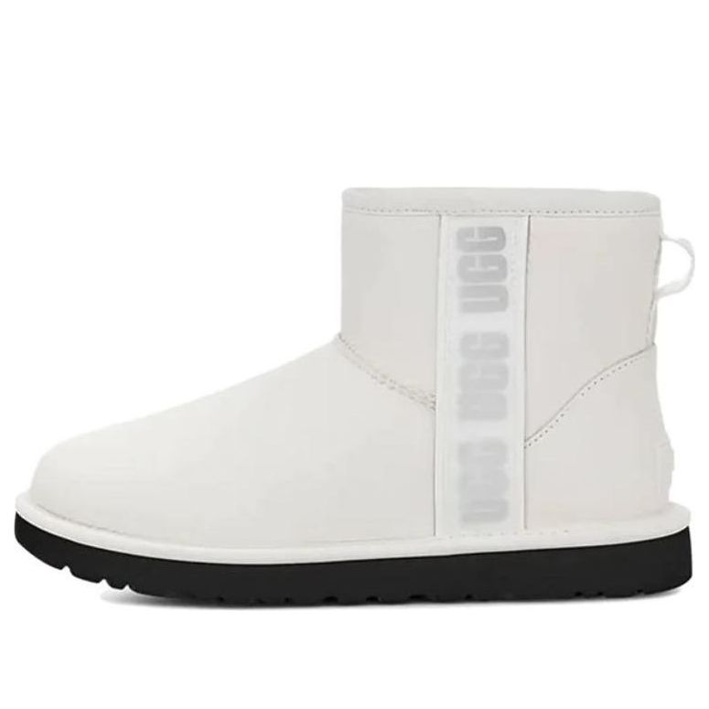 (WMNS) UGG Classic Mini Side Logo Boot 'Ultra Matte White' 1133490-UMWH