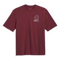 adidas Skateboarding x Mark Gonzales Not Amused T-Shirt 'Shadow Red Halo Silver' KQ6267