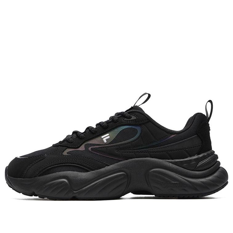(WMNS) FILA FUSION Conch Sneakers 'Black' T12W217303FBS