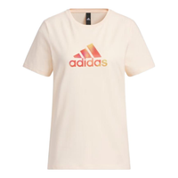 (WMNS) adidas Badge Of Sport T-Shirt Asia Sizing 'Beige' HY2888