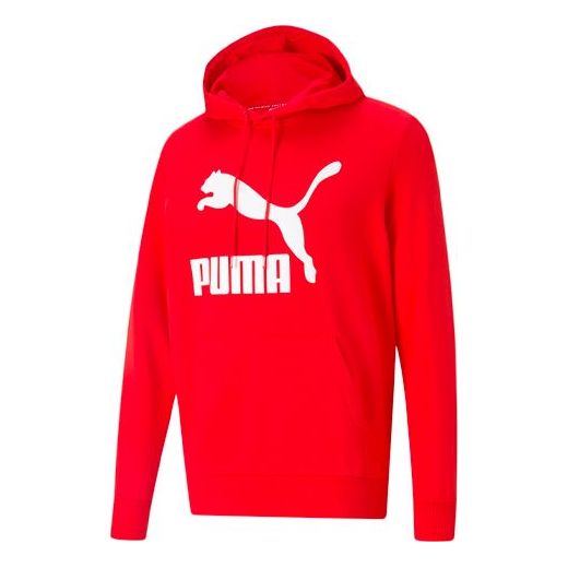 PUMA Essentials Fleece Hoodie 'Red White' 531369-11