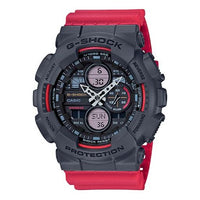 CASIO G-Shock Analog-Digital 'Red' GA-140-4APRBS