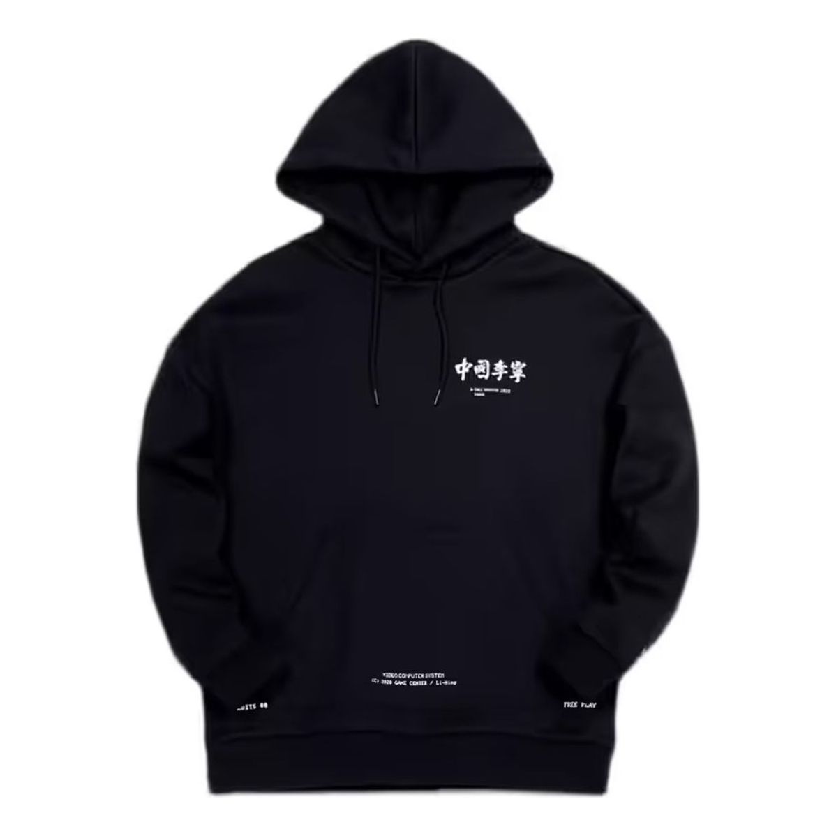Li-Ning Paris Fashion Week Loose Pullover Hoodie 'Black' AWDQ621-3