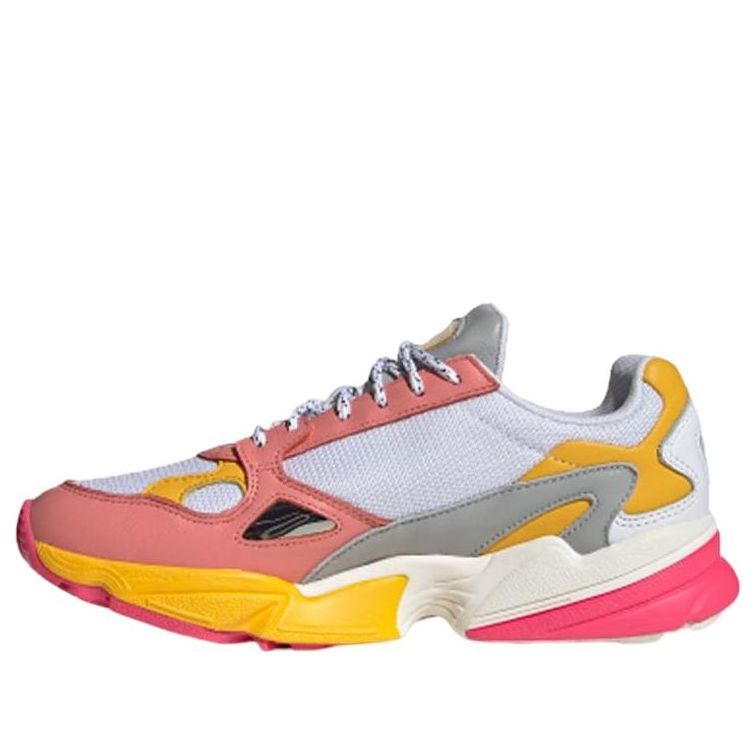 (WMNS) adidas Falcon W 'White Pink Yellow' EG9933