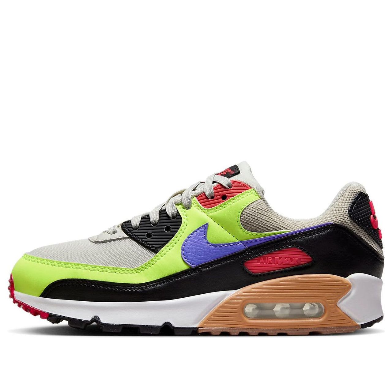 (WMNS) Nike Air Max 90 'Volt Light Bone Ultramarine' DH8010-003
