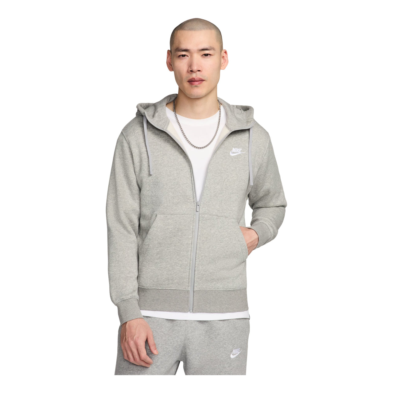 Nike Sportswear Club Logo Hoodie 'Grey' BV2646-063