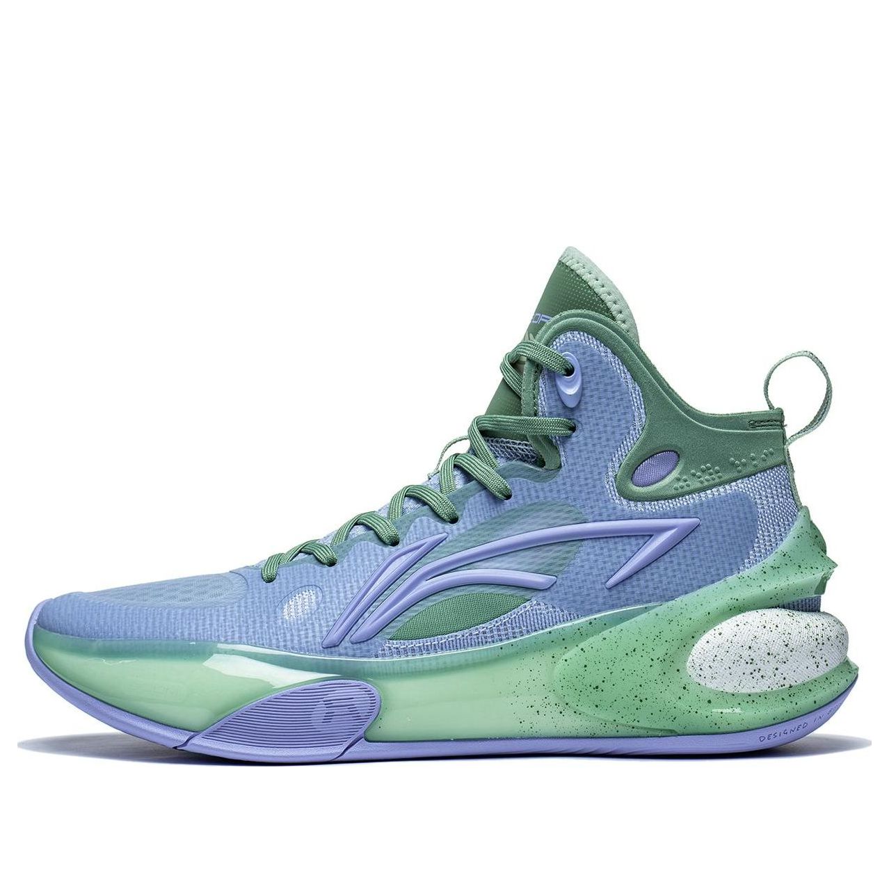 Li-Ning Yushuai 17 Mid ' Purple Green' ABAT043-8