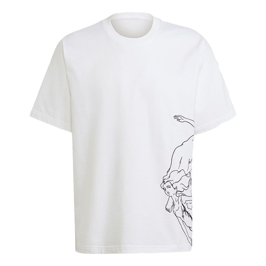adidas originals Artist Tee Ss Short Sleeve Men's White HA4695