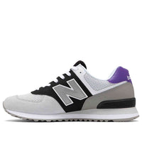 New Balance 574Series Classic White/Black/Purple ML574MSA