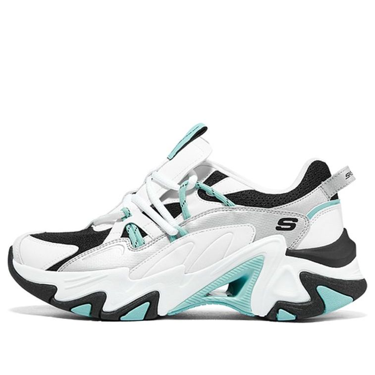 (WMNS) Skechers Stamina V3 'White Black Blue' 896072-WBKB