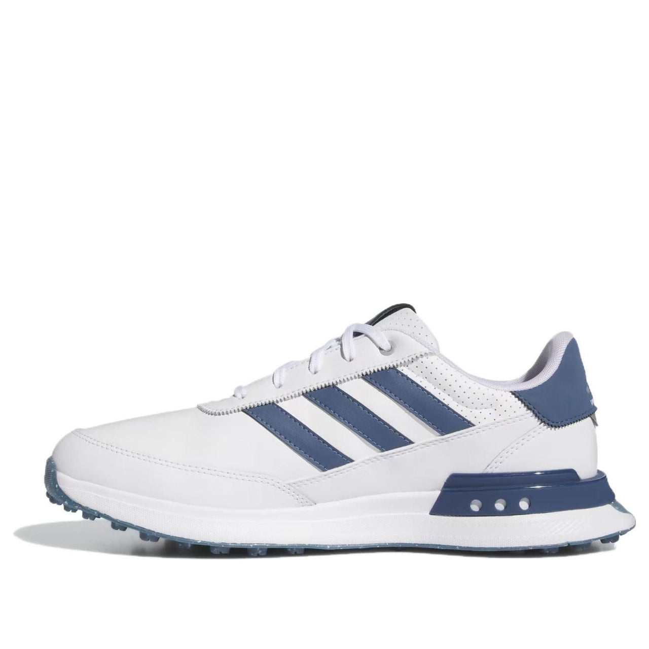 adidas S2G 24 Leather Spikeless Golf Shoes 'White Blue' IF6606