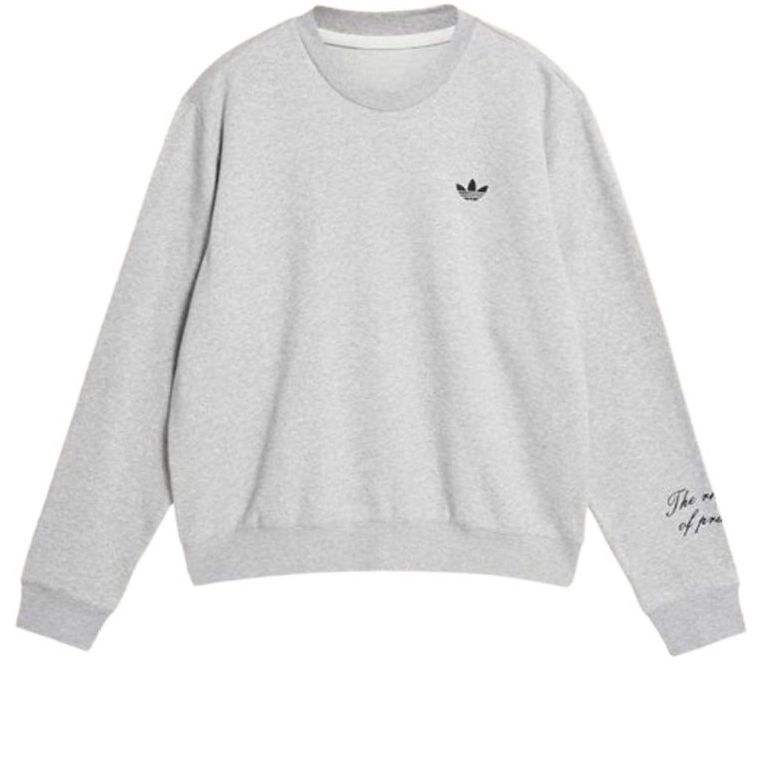 adidas x Wales Bonner Long Sleeve Sweatshirt Asia Sizing 'Grey' IW1172