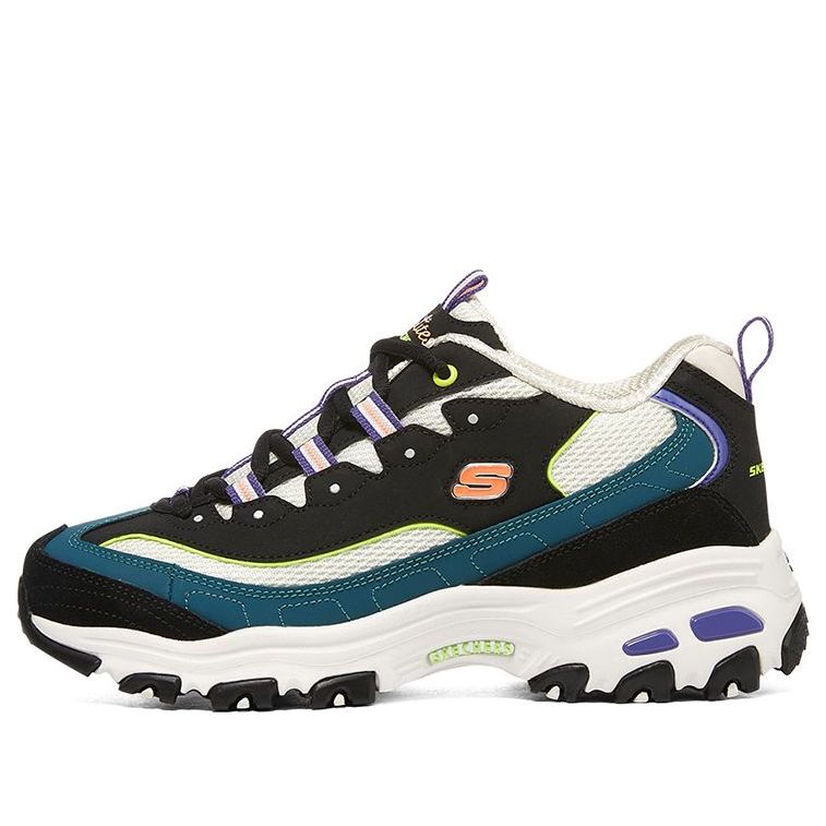 (WMNS) Skechers D'Lites 1.0 'Black Blue Purple' 896062-BKMT