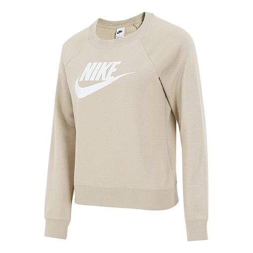 (WMNS) Nike Sportswear Essential Long Sleeve T-Shirt 'Beige' BV4113-206
