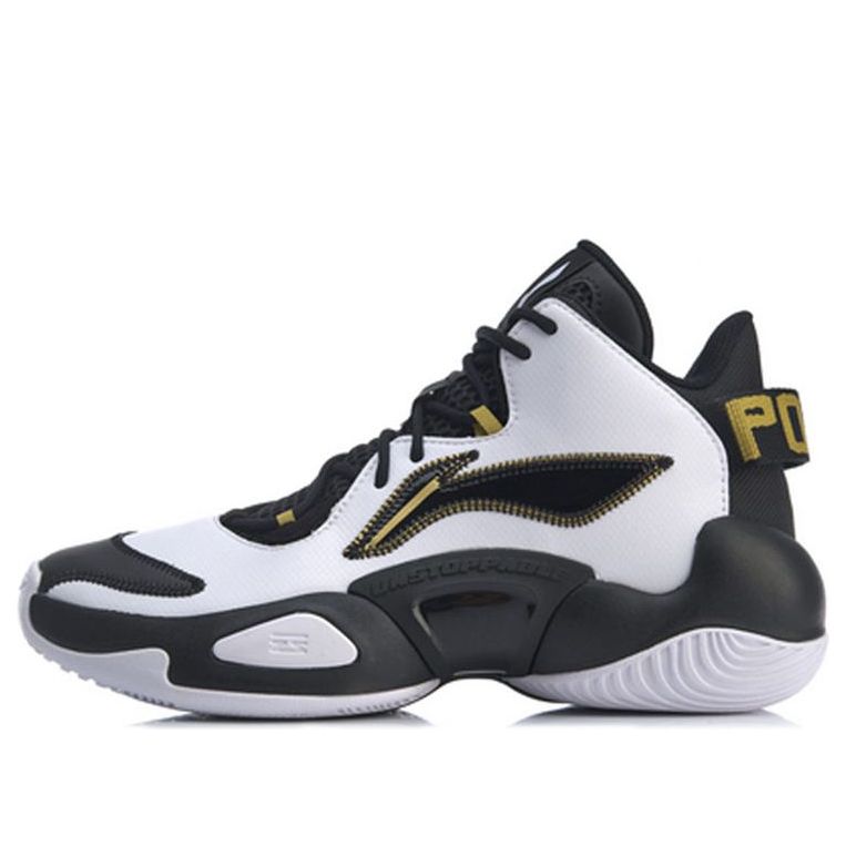 Li-Ning Power 6 Premium Mid 'White Black Gold' ABAP067-4