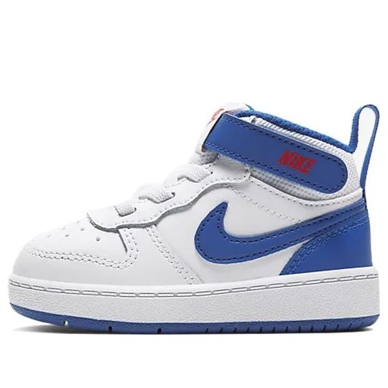 (TD) Nike Court Borough Mid 2 White/Blue CD7784-101