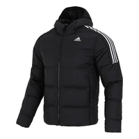 adidas Casual Sports hooded Stay Warm Down Jacket Black GT9141