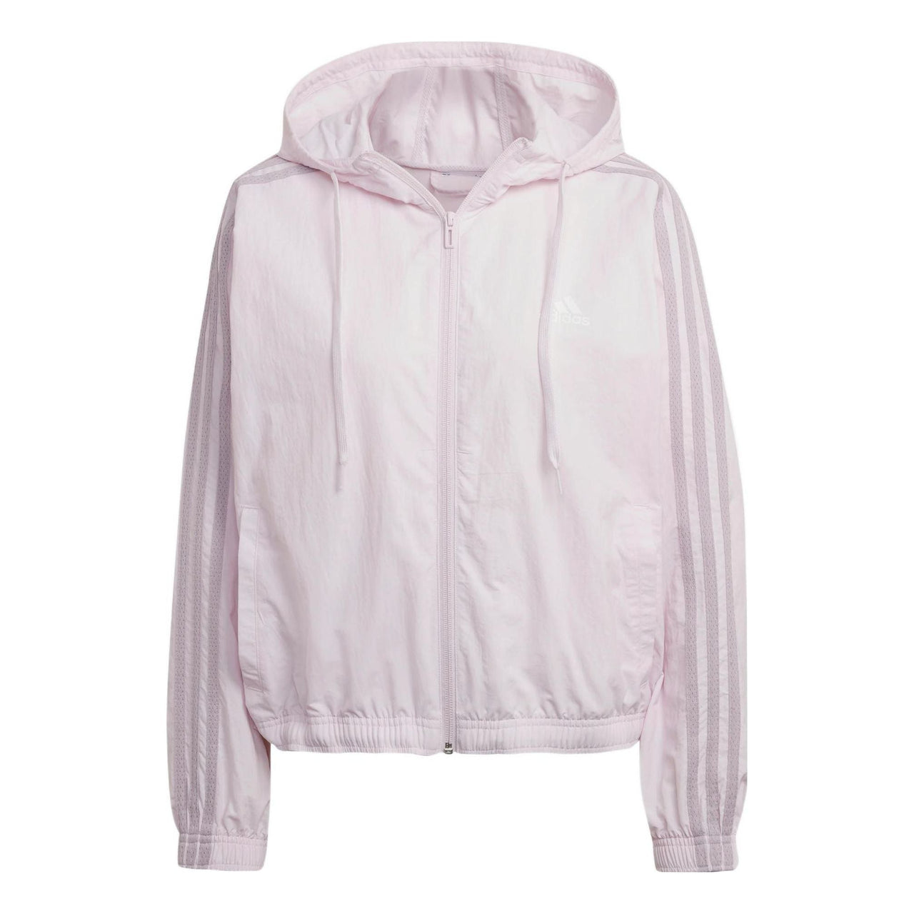 (WMNS) adidas Essentials Repeat Logo Loose Fit Windbreaker 'Pink' HC9159