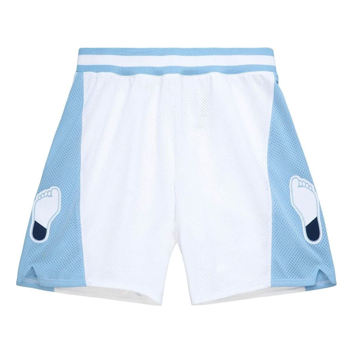 Mitchell & Ness x University Of North Carolina 1983 Shorts 'White Blue' ASHR3534-UNC83PPPWHIT