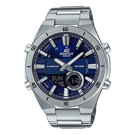 CASIO EDIFICE Quartz Waterproof Blue Watch Dial Mens Blue Analog/Digital Combo ERA-110D-2A