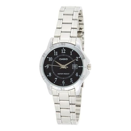 CASIO Quartz Waterproof Black Analog LTP-V004D-1BUDF