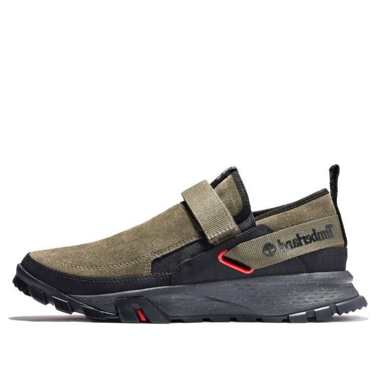 Timberland Mills Falls Slip-On Leather Shoes 'Olive Green Suede' A25KK901