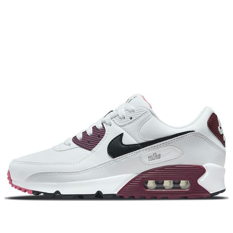 (WMNS) Nike Air Max 90 'White Dark Beetroot' DH1316-100