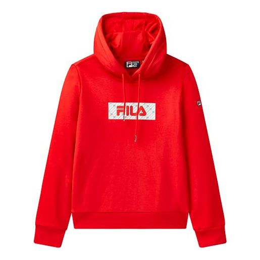(WMNS) FILA Fashion Casual Hoodie Red F51W048201F-RD