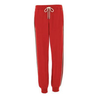 Gucci Wool Jersey Track Bottoms With Web 'Red' 673329-XJDUW-6057