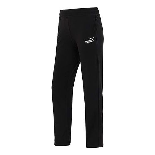 (WMNS) PUMA Essential Sweatpants 'Black' 588728-01